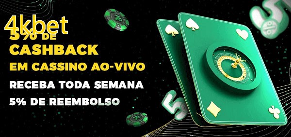 Promoções do cassino ao Vivo 4kbet